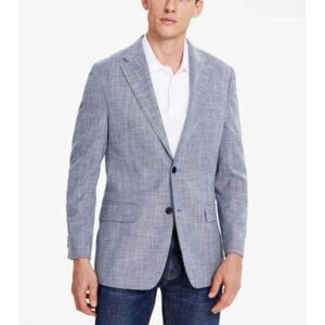 Tommy Hilfiger Conrad Men’s Size 36 S Blue Modern Fit Textured Blazer NWT